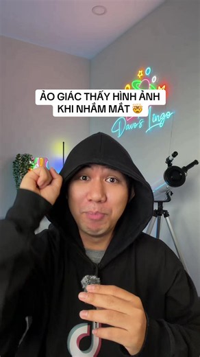 Ảo giác khiến bạn thấy hình ảnh ngay cả khi bạn nhắm mắt #LearnOnTikTok #hoccungtikok #davoslingo