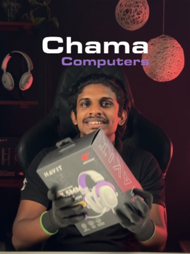 Havit H2002D 3.5mm Wired Gaming Headphone – White & Purple ✅ KOKO payment available Hotline: 0777 22 55 63 #chamacomputerslk #havitgamingheadset #HAVIT #gamingheadset