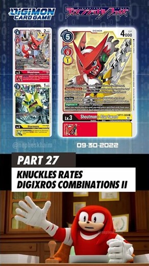 Part 27 | DigiXros Combinations – Part 2