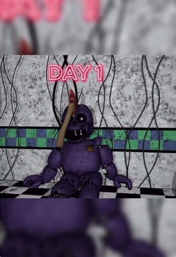 Purple Guy Animatronic Evolution in Five Nights at Freddy's