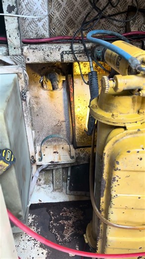 Replacing The Seacock For The Sea Water Strainer Which Connects To The Raw Water Pump