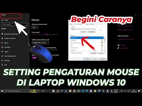HOW TO CHANGE MOUSE SETTINGS ON A WINDOWS 10 LAPTOP
