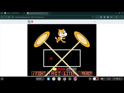 Trying to beat Sans but its Sprite cat part 5 #scratch #undertale