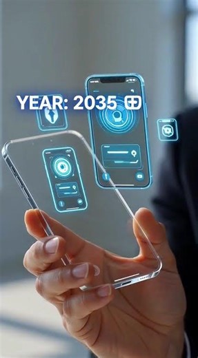 Evolution of iPhone (2026 vs 2050) 📱➡️👁️