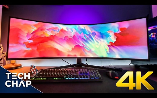 【4K】三星奥德赛Neo G9曲面超宽屏显示器实测 - HOLY SH*T! (Mini LED | 240hz | 5K | 49") | 生肉