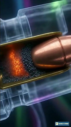 How a Gun Bullet Actually Moves Inside the Barrel 🔥 | 3D Animation #short