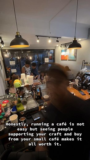Running a café is not easy. #serviceindustry #cafe #lifeofacafeowner #smallbusiness #fyourpage #fyp #foryoupage #cafeelijah #thirdwavecoffee #coffee #specialtycoffee | Café Elijah
