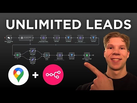 How To Scrape UNLIMITED Leads from Google Maps in N8N
