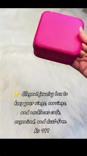 Elegant Jewelry Box for Safe and Organized Storage