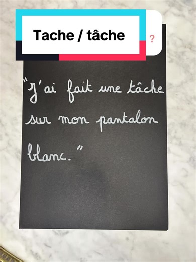 Différence entre tache et tâche en français: Astuces d'orthographe