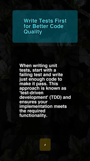 Write Tests First For Better C