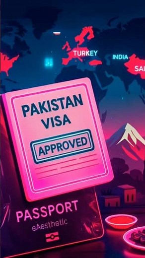 Pakistan e Visa 2025How to apply Pakistan visa onlinePakistan visa process
