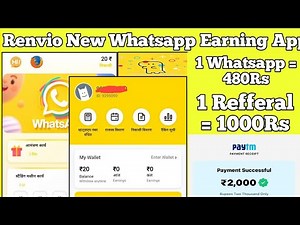 Renvio New Whatsapp Earning App Launched | Taskflix Jaisa Dusra App | ferivo.vip |