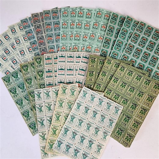 CHOICE 75 Green Savings Stamps Different Styles Eagle S&H Green Stamps 3 Sheets of 25 Trading Stamps Vintage Paper Art Supplies - Etsy