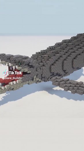 Minecraft Giant Mosasaurus Build Tutorial