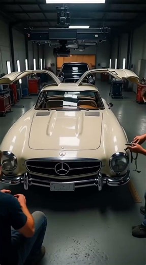 ASMR Car Restoration | 1955 Mercedes-Benz 300SL Gullwing Revived from Abandone #Mercedes300SL #car