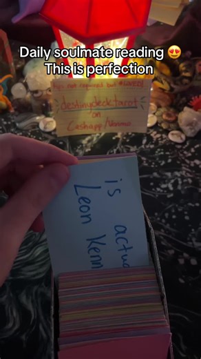 Give me Leon Kennedy now #soulmatereading #oracledeck #zodiacsigns #dailyreading