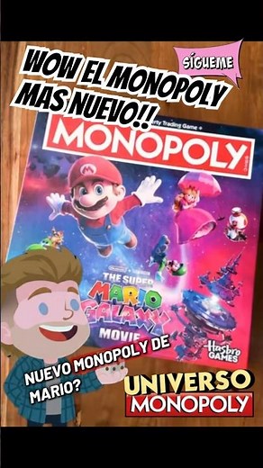 New Monopoly: Super Mario Galaxy the Movie is now on sale! 🎲🎲