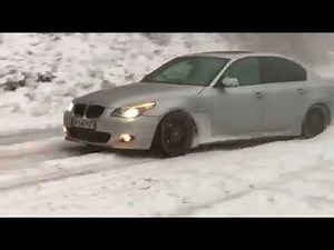 Bmw 530d e60 drift snow