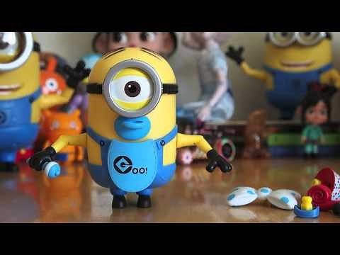 Baby Carl - Despicable Me 2 Build-A-Minion Deluxe Action Figure Toy Unboxing & Review