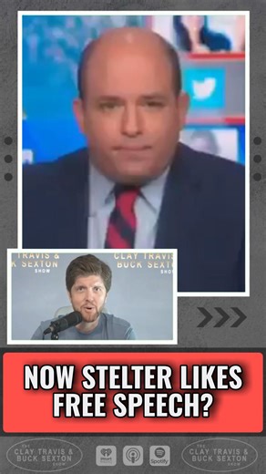 4.7K views · 173 reactions | Buck takes on Brian Stelter in own Stelter's voice: "'It's not about reach, it's about speech.' Please." | The Clay Travis and Buck Sexton Show | Facebook
