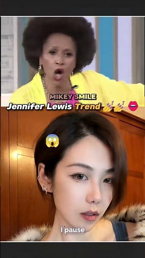 The smile that broke the internet 😁 #tiktoktrend #funny #shorts #funny #jenniferlewis