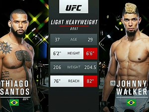 UFC Vegas 38: Santos vs Walker Highlights