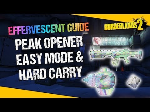 Effervescent Guide - Peak Opener, Easy Mode, & Hard Carry - Borderlands 2
