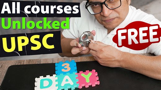 3 Days ke liye UPSC ke Paid Classes, Notes everything unlocked for Free! including Mrunal’s Economy Course (PCB15) - 🔓 Unlock Link- https://unacademy.com/subscription/free-trial?referral_code=mrunal.org&goal_uid=KSCGY - 📲 1 SIM card 1 Activation only | Mrunal.org
