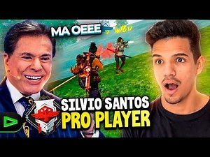 UNBELIEVABLE!!! I PLAYED FREE FIRE WITH SÍLVIO SANTOS!!!