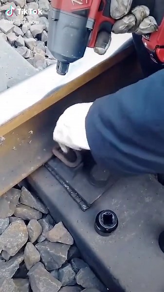 Railway track maintenance #tool#powertools#drill#bit#maintenance #fyp#foryou