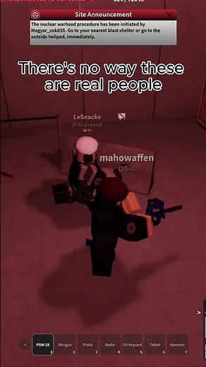 Roblox SCP: Roleplay funny moment 1