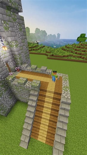 Simple Outpost build ⚒️ #minecraft