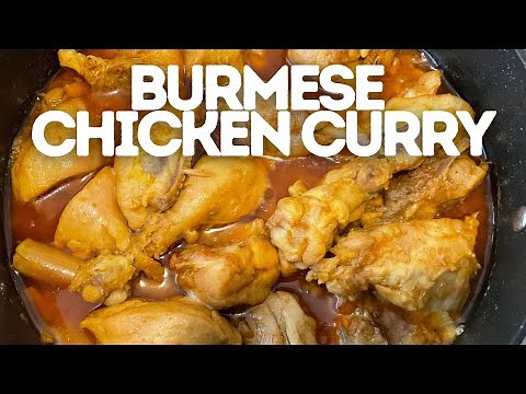 Burmese Fragrant Mild Chicken Curry with Lemongrass (All in one-pot recipe)