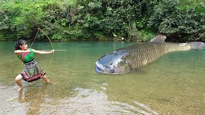 214K views · 7.2K reactions | Survival Skills - Unique Fishing Use Bow And Arrow Catch Big Fish For Survival © Copyright by Primitive Cooking KT | Primitive Cooking KT | Facebook