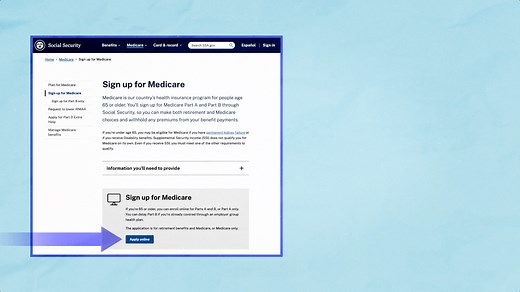A step-by-step guide to signing up for Medicare online