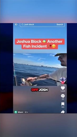 Tiktok is Lying about the new Joshua Block Fish Incident!