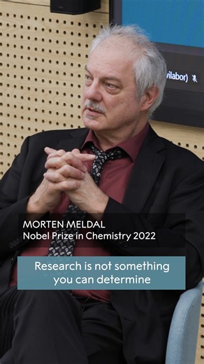 140K views · 2.3K reactions | "Novelty comes from observation of odd phenomenon that doesn't fit into the concept we have in our heads as scientists." Morten Meldal on research and how to come up with new disruptive discoveries. Meldal was awarded the 2022 chemistry prize “for the development of click chemistry and bioorthogonal chemistry.” | Nobel Prize | Facebook