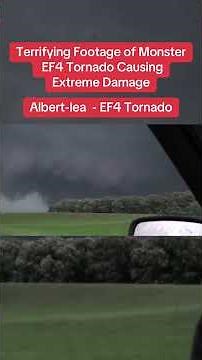 Terrifying Footage of Monster EF4 Tornado Causing Extreme Damage