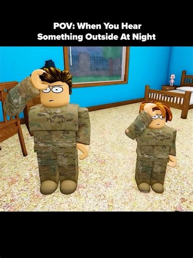 when you have to take out the trash at night roblox #shorts #roblox #animation