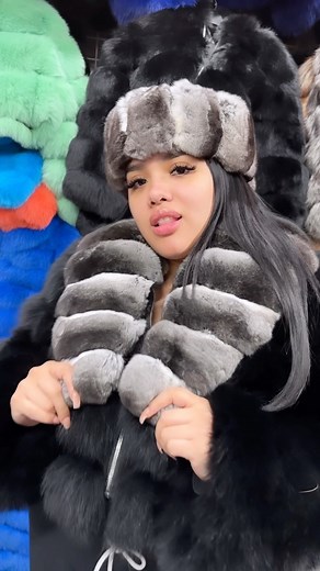 12K views · 258 reactions | Channeling Lik Kim in this chinchilla and fox combo  | Leather Kloset | Facebook