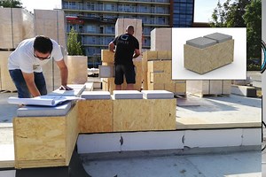 Gablok permet de construire sa maison soi-même, avec des briques qui s'emboitent comme des "LEGO"