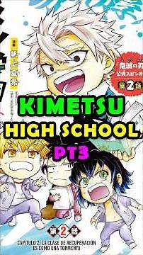 Demon Slayer High School pt3 Tanjiro va a la ESCUELA #kimetsunoyaiba #tanjiro #zenitsu #inosuke