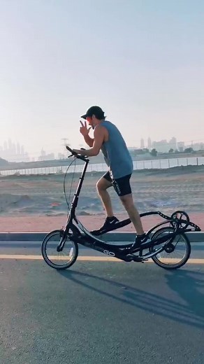 Outdoor Cycling on a Foldable Exercise Bike