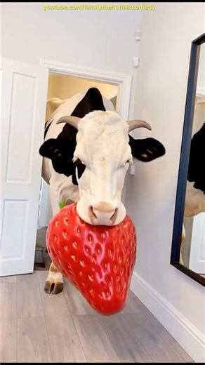 Marvelous Dancing Polish Cow funny Zebra cow dance Cow Song Videos cow farm giant strawberry ASMR