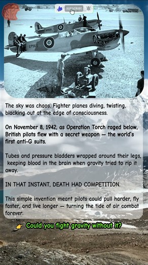 The Suit That Saved Pilots’ Lives | First Combat Use of Anti-G Suits (1942) | #shorts #shortsfeed