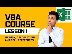 An easy way to learn VBA for Excel - Lesson 1
