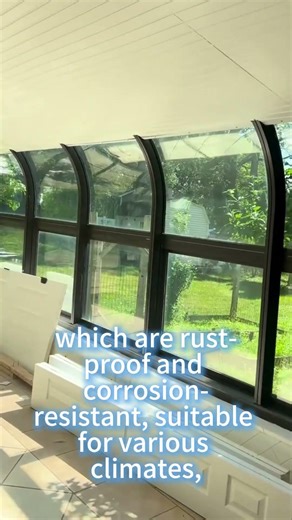 Modern Glass Sunroom Design Ideas for Outdoor Living.#home #doors #windows #tiktok #sunroom #life