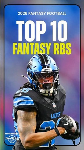 Top 10 Fantasy Football Running Backs | Expert Consensus Rankings (2026)