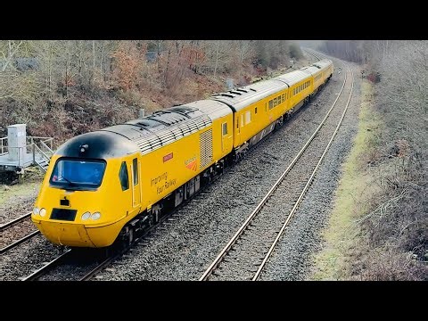 Two iconic HST’s in action on the Sheffield avoiding line, Treeton, Rotherham